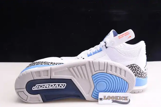Rep Husky CT8532-104 UNC Jordan Air 3 0603